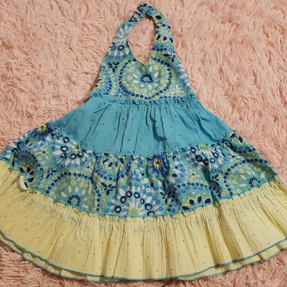 24 Months Halter Dress w/ Button